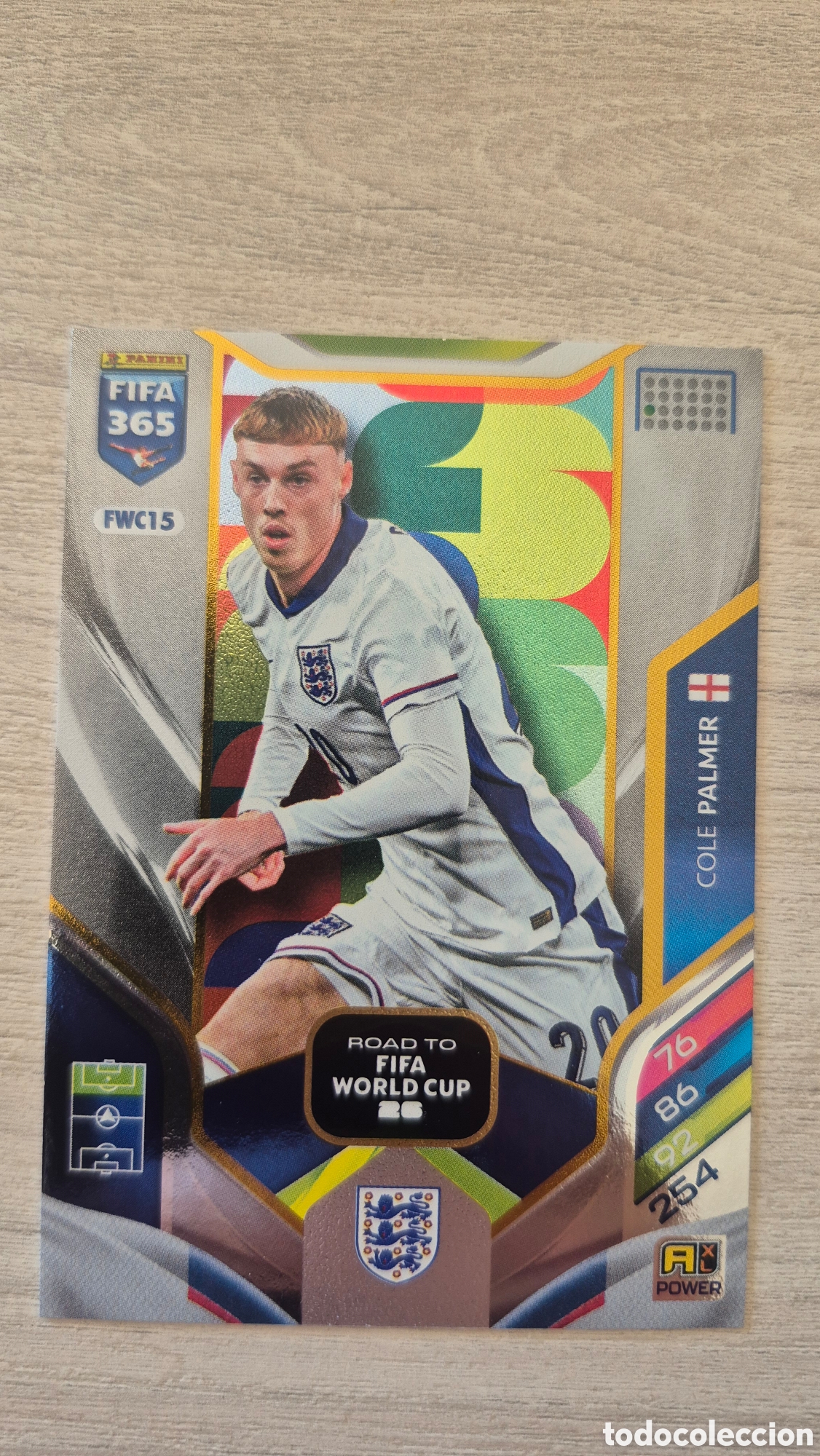 Cromos de F&uacute;tbol: FWC15 Inglaterra Palmer FIFA 365 Road to FIFA World Cup 26
