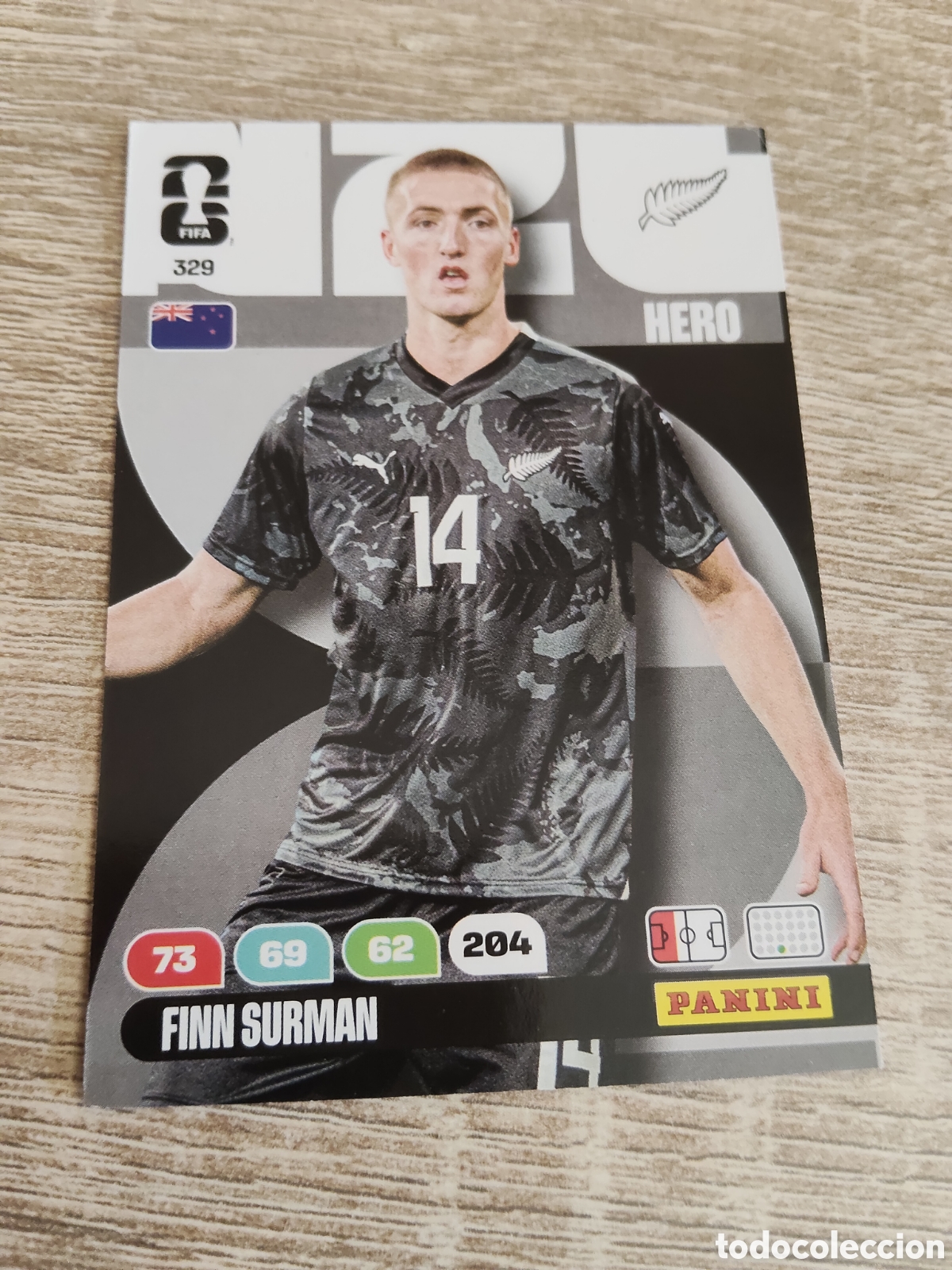 Cromos de F&uacute;tbol: Panini Adrenalyn mundial 2026 329 Finn Surmam Nueva Zelanda