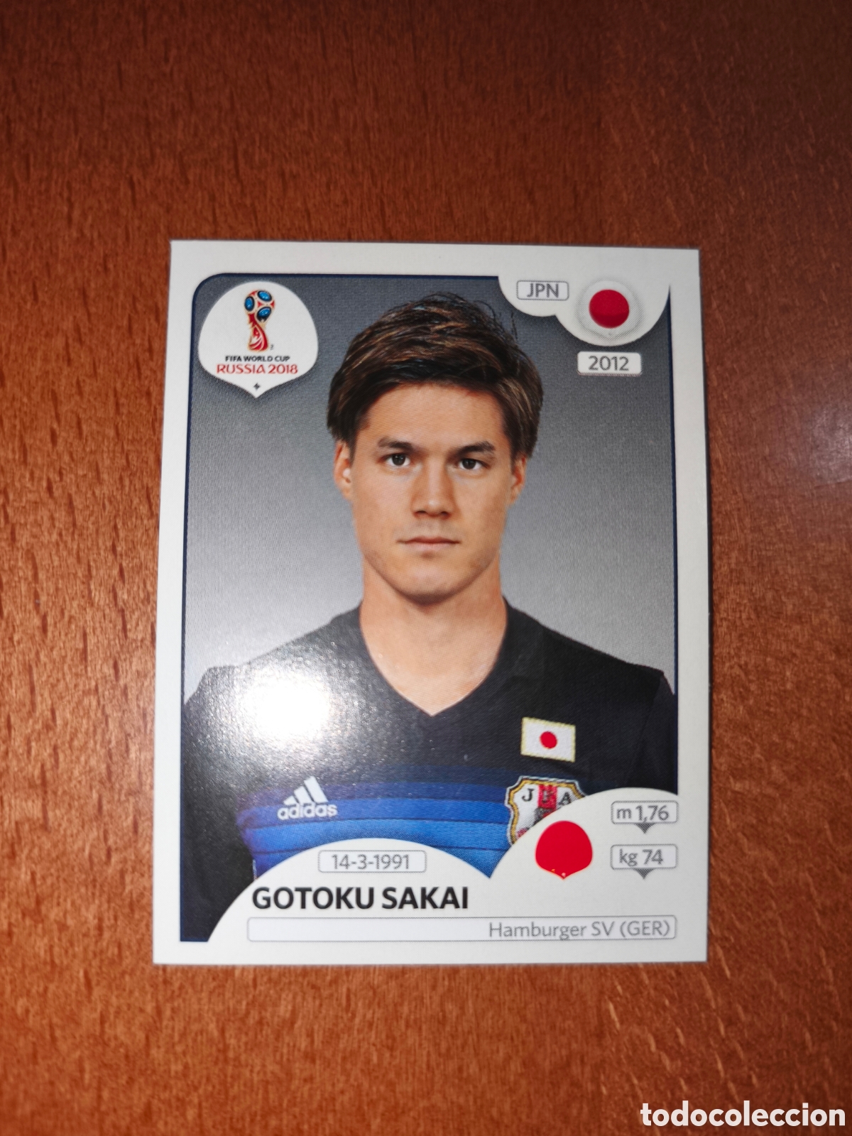 Cromos de F&uacute;tbol: Gotoku Sakai n&deg;660 Fifa World Cup Rusia Russia 2018 Jap&oacute;n