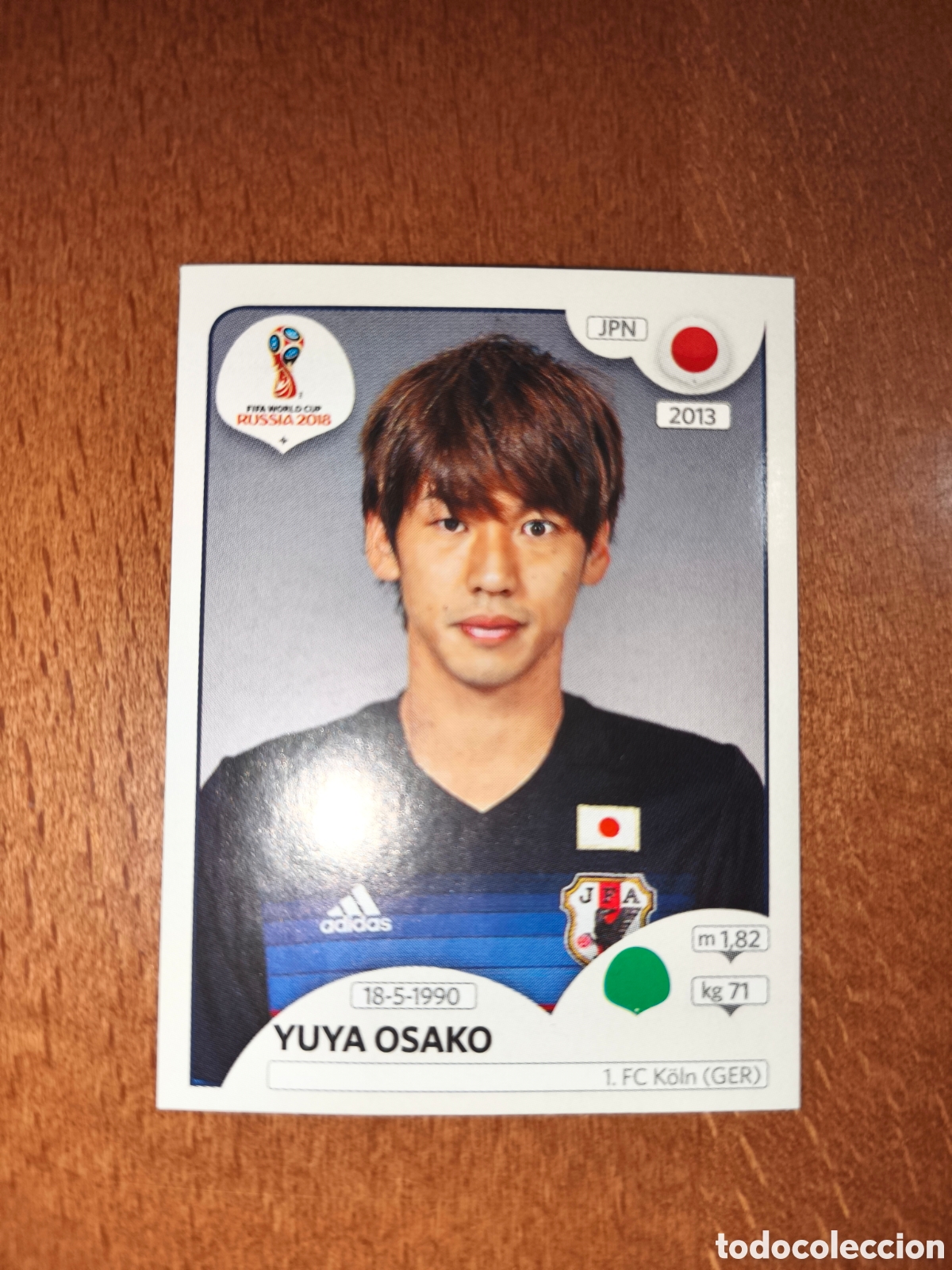 Cromos de F&uacute;tbol: Yuya Osako n&deg;671 Fifa World Cup Rusia Russia 2018 Jap&oacute;n