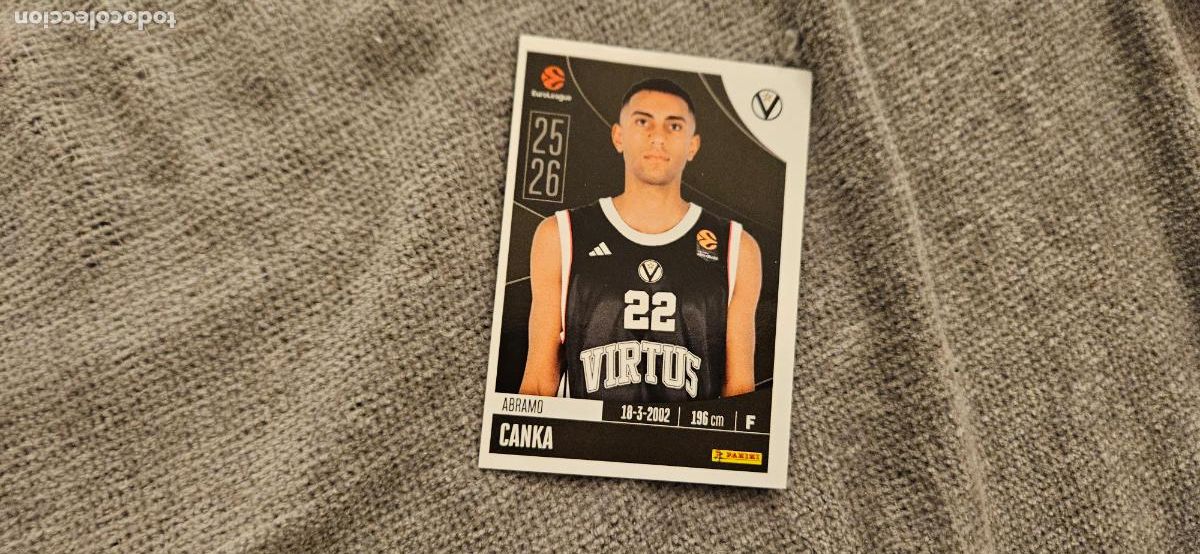 Cromos de Futebol: bologna canka 362 euroliga 2025 2026 25 26 trading card