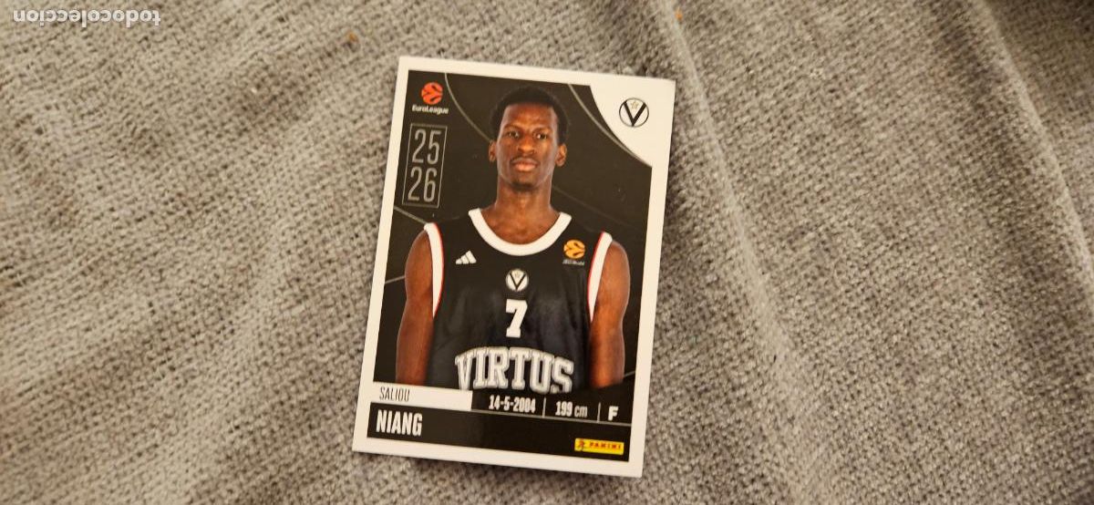 Cromos de Futebol: bologna niang 359 euroliga 2025 2026 25 26 trading card