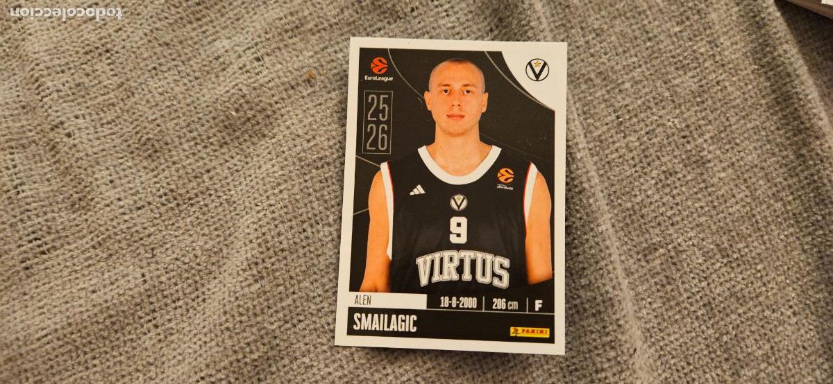 Cromos de Futebol: bolonga smailagic 360 euroliga 2025 2026 25 26 trading card