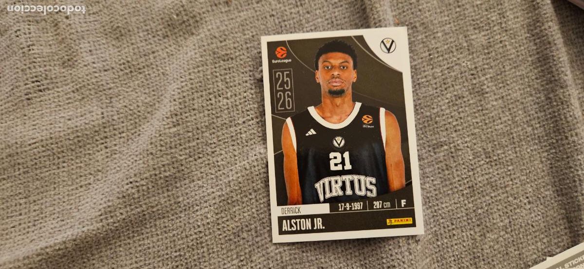 Cromos de Futebol: alston 351 bologna euroliga 2025 2026 25 26 trading card