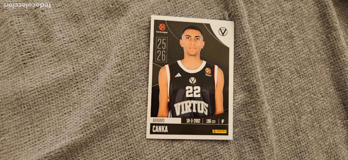 Cromos de Futebol: bologna canka 362 euroliga 2025 2026 25 26 trading card