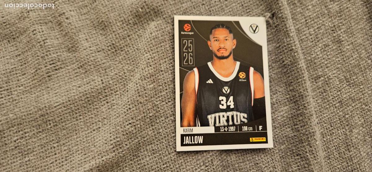 Cromos de Futebol: bologna 363 jalow euroliga 2025 2026 25 26 trading card