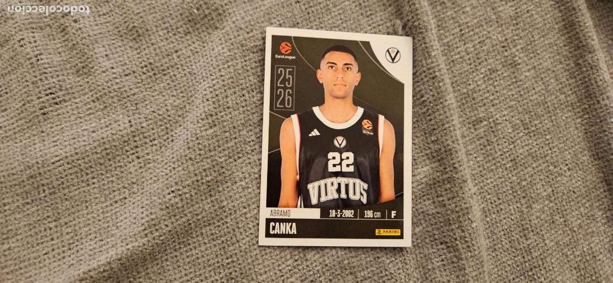 Cromos de Futebol: bologna canka 362 euroliga 2025 2026 25 26 trading card