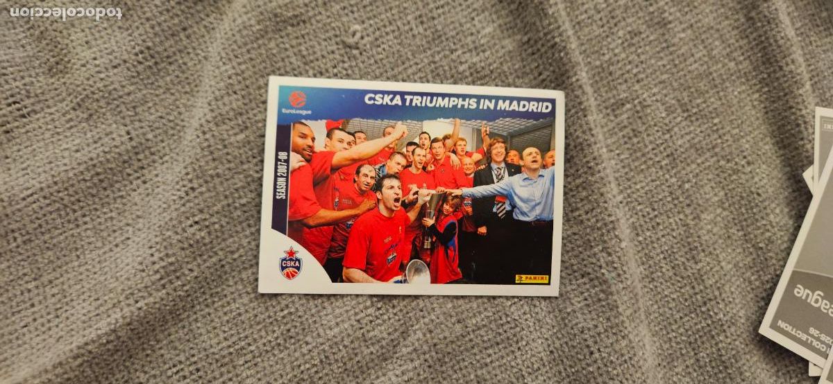 Cromos de Futebol: 447 cska moscow win euroliga 2025 2026 25 26 trading card