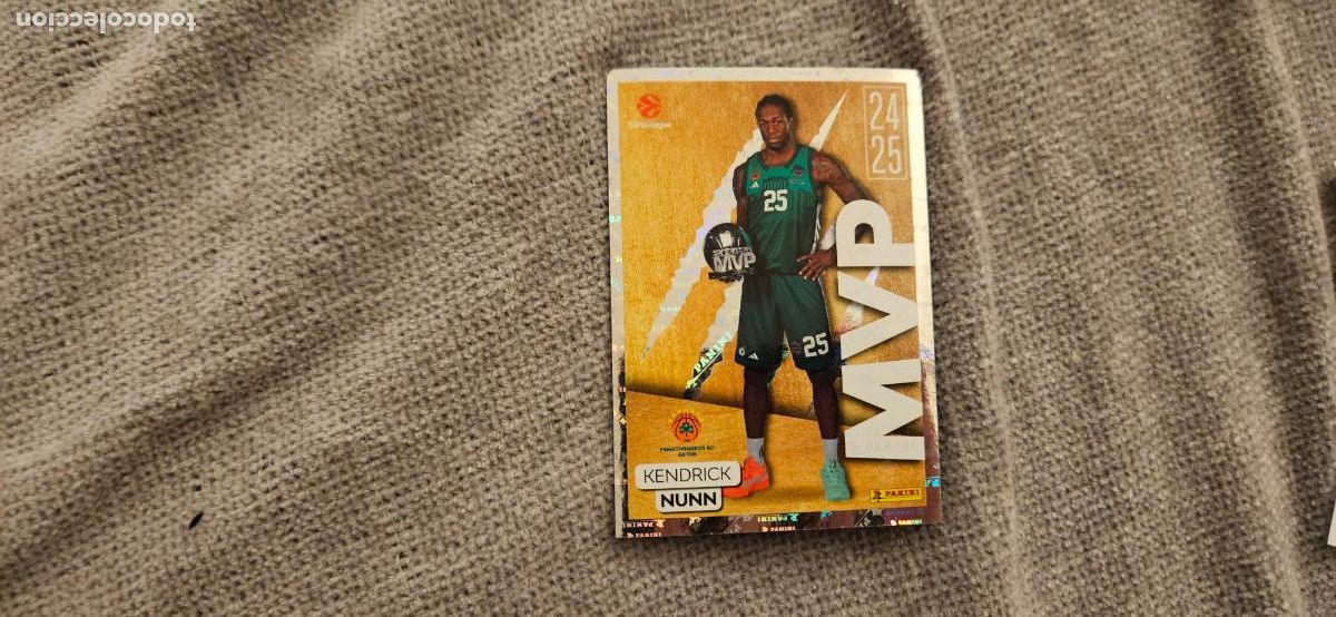 Cromos de Futebol: mvp 384 nunn euroliga euroleague 2025 2026 25 26 trading card