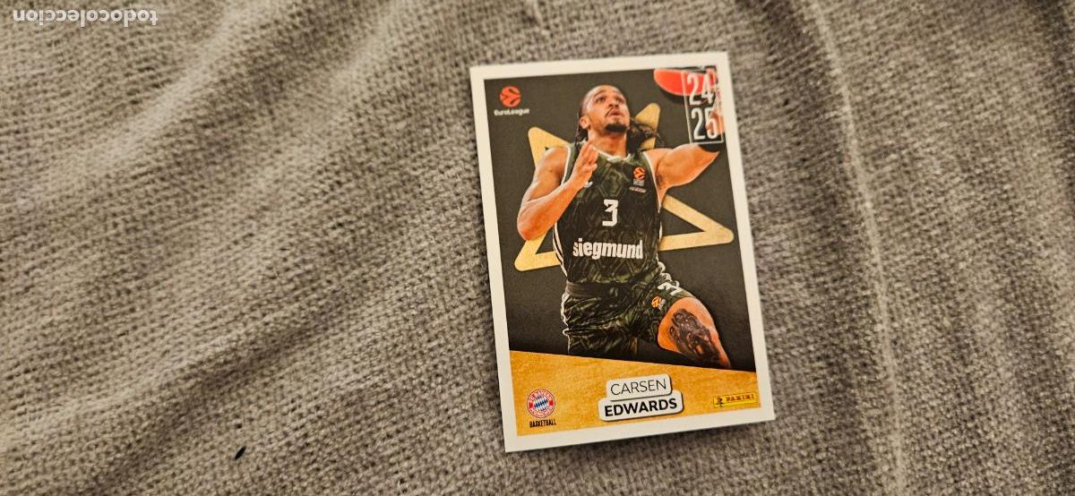 Cromos de Futebol: mvp edwards 388 euroliga euroleague 2025 2026 25 26 trading card