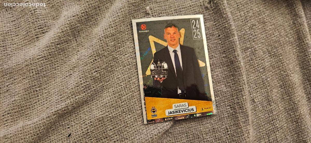 Cromos de Futebol: mvp jasikevicius 399 euroliga euroleague 2025 2026 25 26 trading card