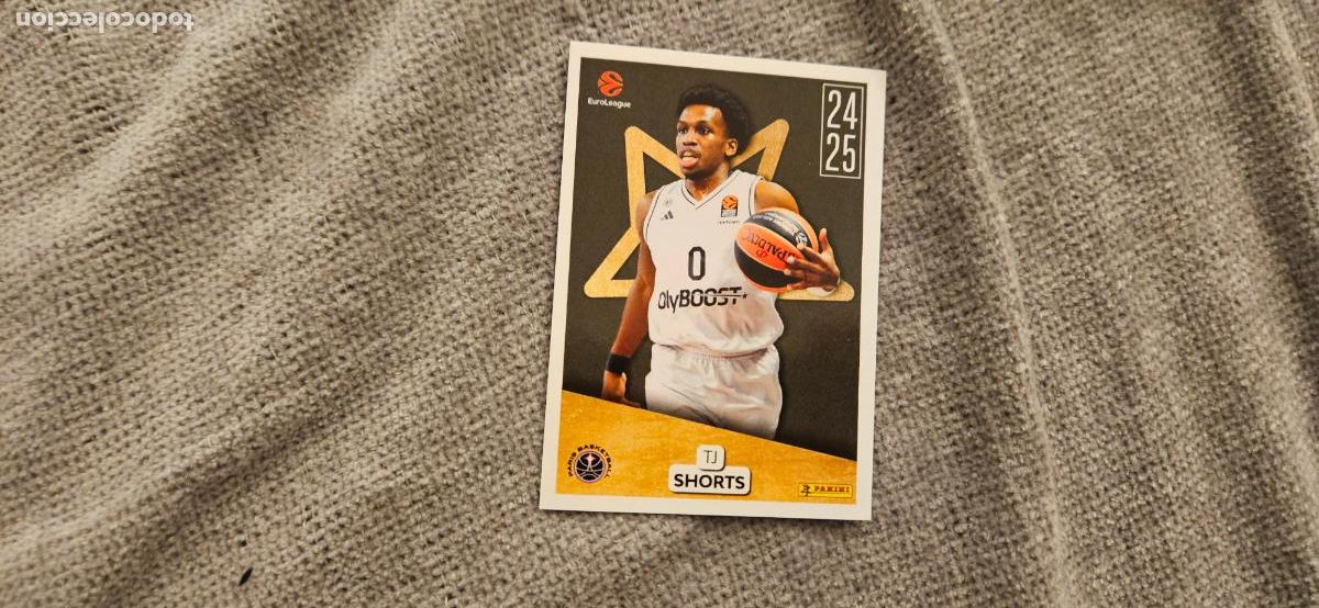 Cromos de Futebol: mvp tj shorts 387 euroliga euroleague 2025 2026 25 26 trading card