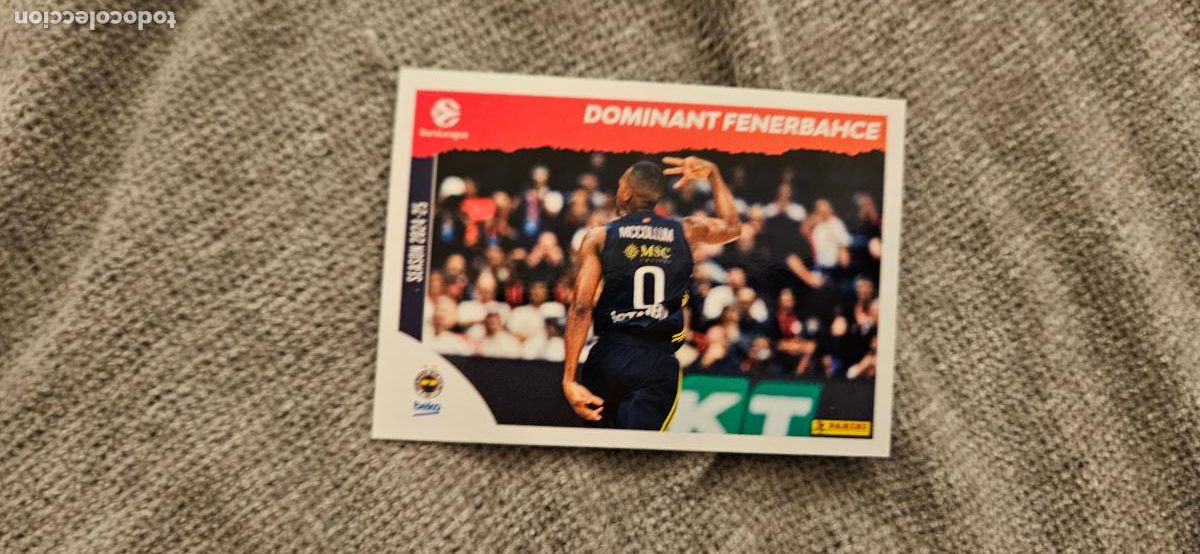 Fu&szlig;ball-Sticker: 426 fenerhbace euroliga euroleague 2025 2026 25 26 trading card