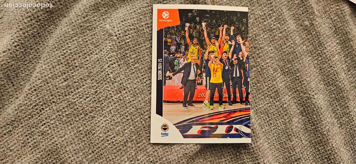 Fu&szlig;ball-Sticker: 427 fenerbahce euroliga euroleague 2025 2026 25 26 trading card