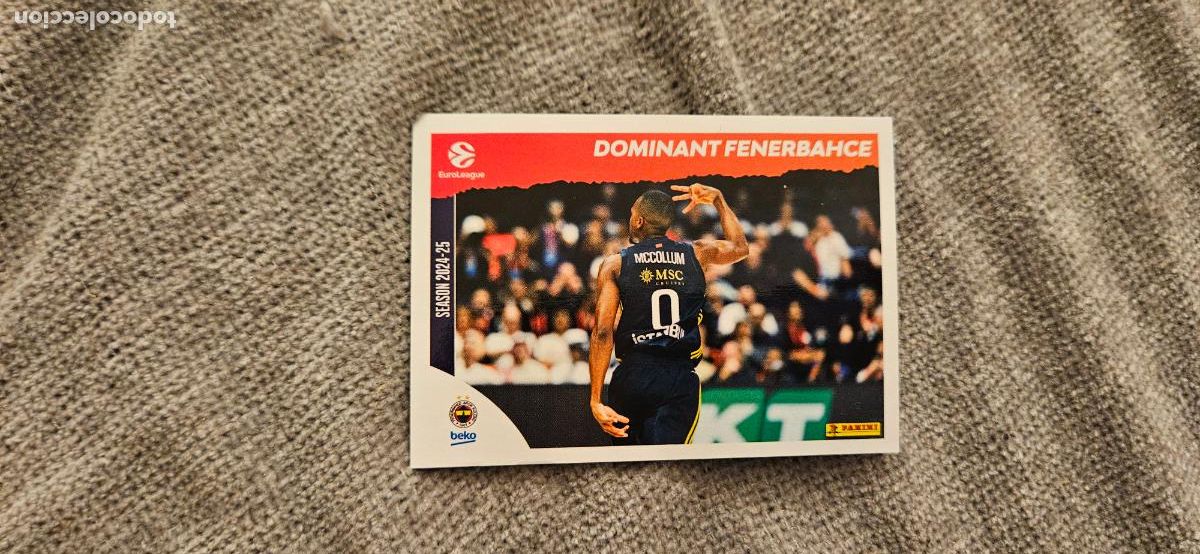 Fu&szlig;ball-Sticker: 426 fenerhbace euroliga euroleague 2025 2026 25 26 trading card