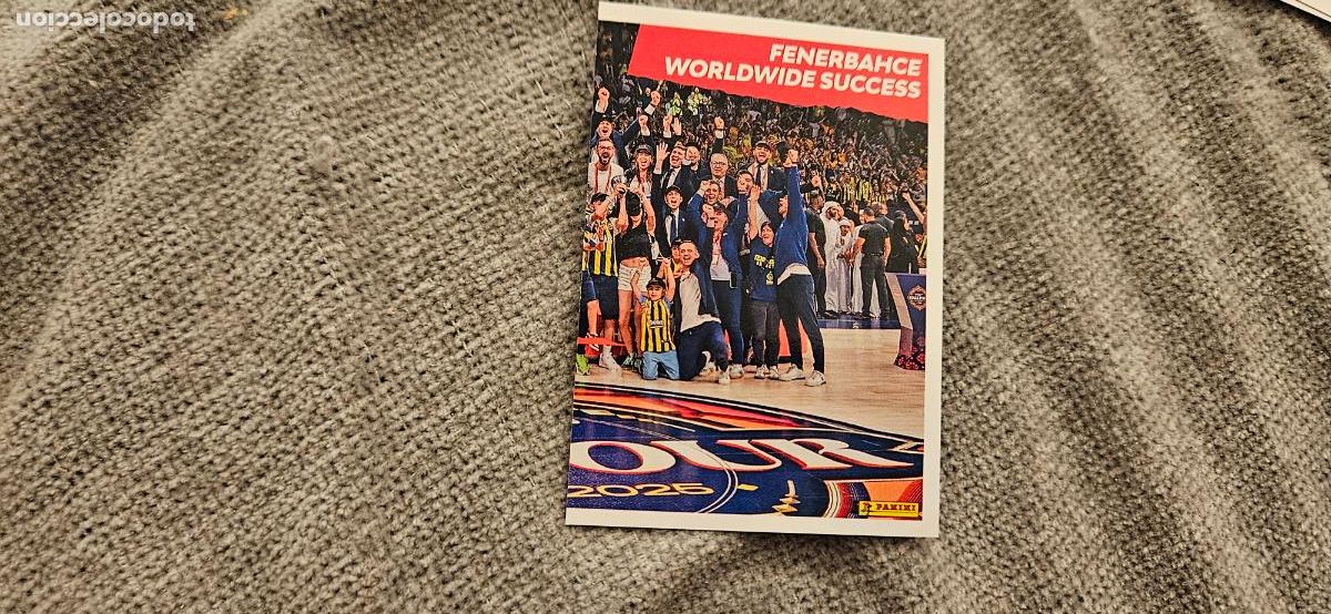 Fu&szlig;ball-Sticker: 429 fenerbahce euroliga euroleague 2025 2026 25 26 trading card