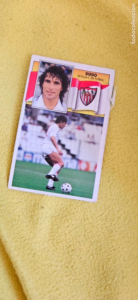 Cartes &agrave; collectionner de Football: sevilla diego este 1990 1991 90 91 despegado trading card
