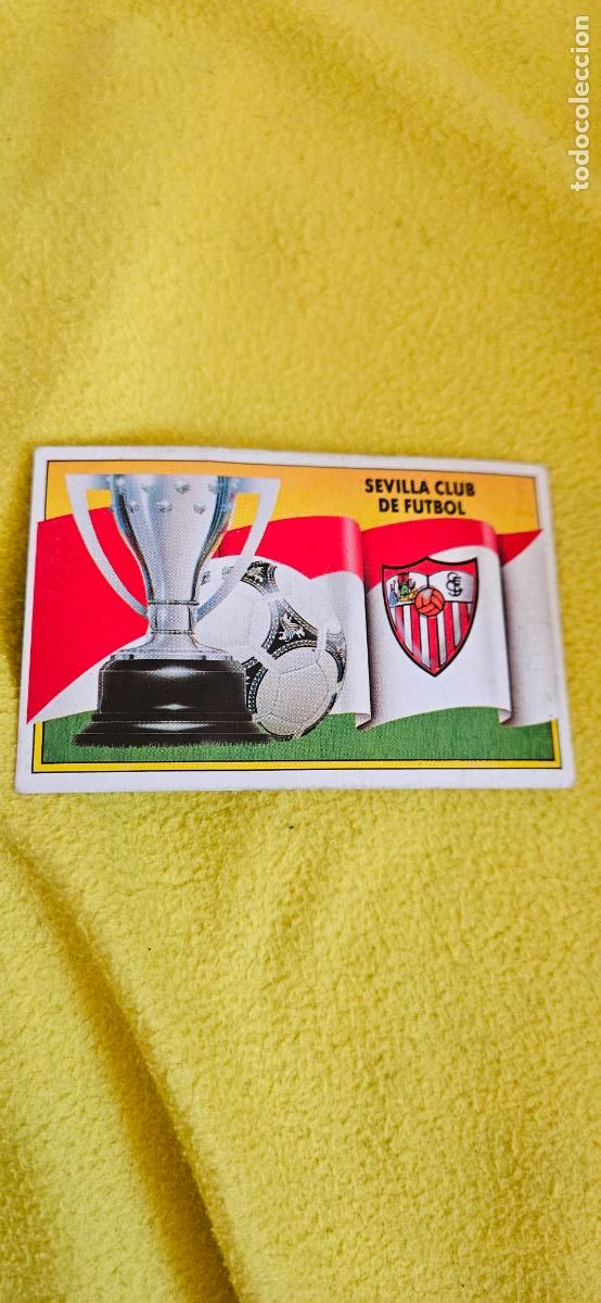 Cartes &agrave; collectionner de Football: sevilla escudo este 1990 1991 90 91 despegado trading card