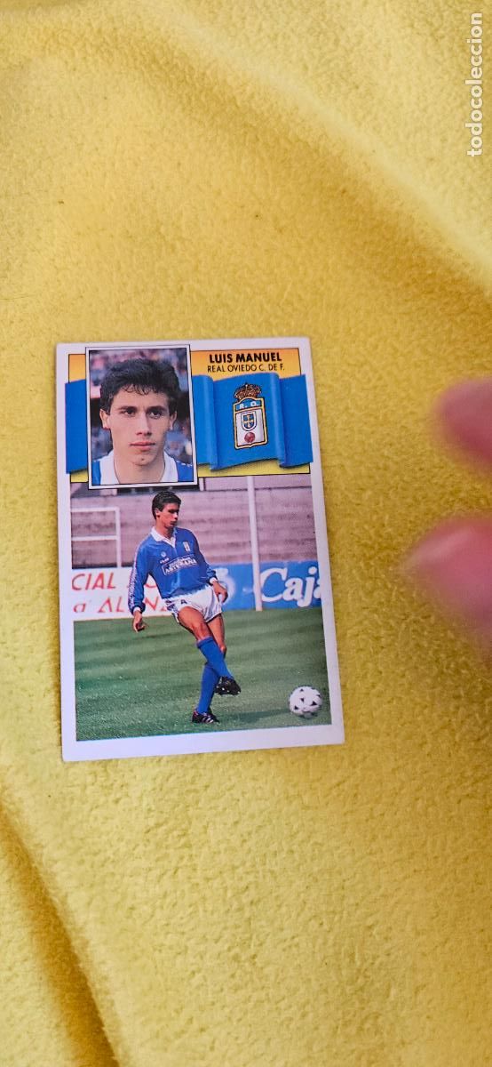 Cartes &agrave; collectionner de Football: oviedo luis manuel este 1990 1991 90 91 despegado trading card