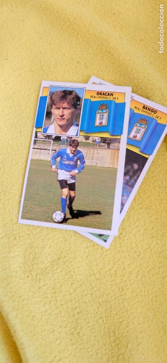 Cartes &agrave; collectionner de Football: oviedo gracan este 1990 1991 90 91 despegado trading card