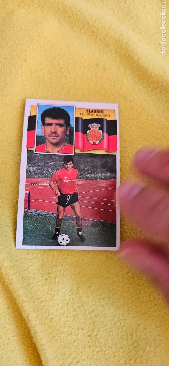 Cartes &agrave; collectionner de Football: mallorca claudio este 1990 1991 90 91 despegado trading card