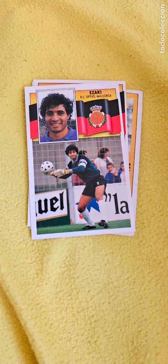 Cromos de F&uacute;tbol: mallorca ezaki este 1990 1991 90 91 despegado trading card