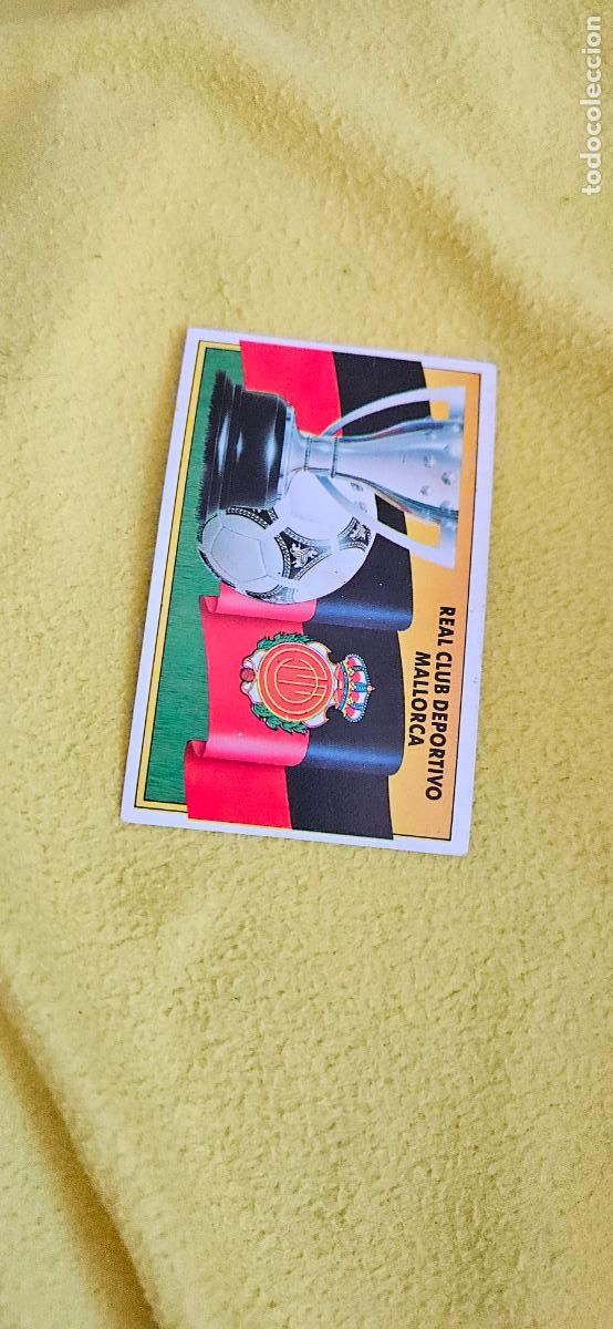Cromos de F&uacute;tbol: mallorca escudo este 1990 1991 90 91 despegado trading card