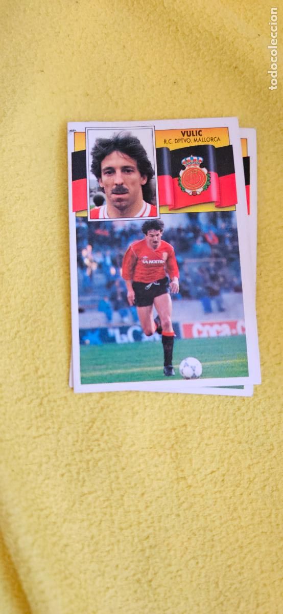 Cromos de F&uacute;tbol: mallorca vulic este 1990 1991 90 91 despegado trading card