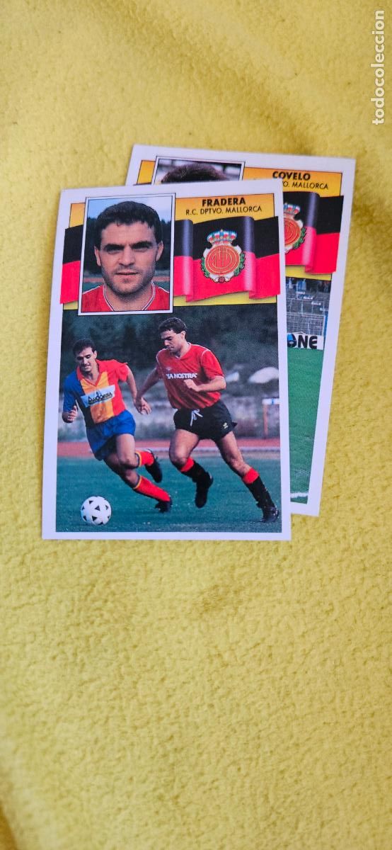 Cromos de F&uacute;tbol: mallorca fradera este 1990 1991 90 91 despegado trading card