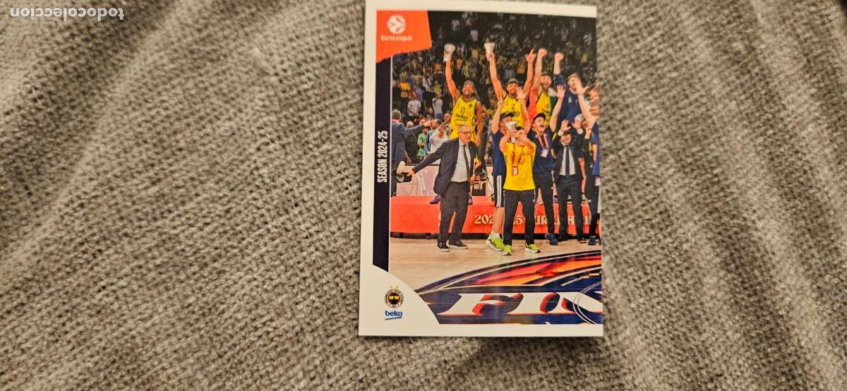 Cromos de F&uacute;tbol: 427 fenerbahce euroliga euroleague 2025 2026 25 26 trading card