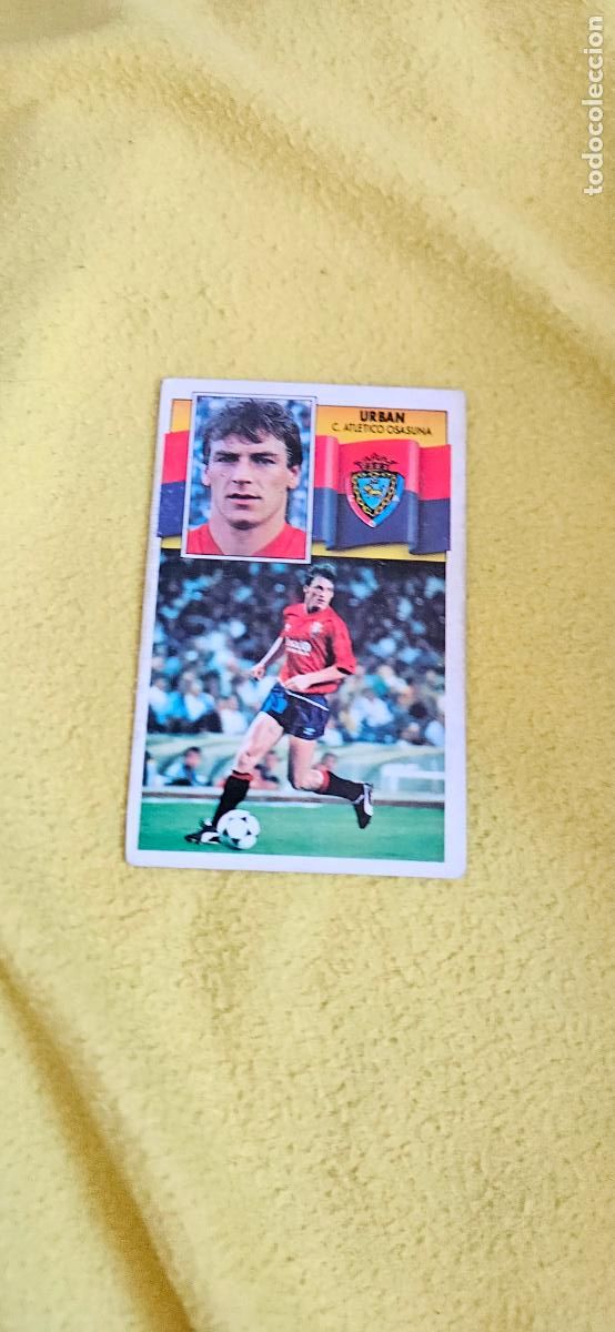 Cromos de F&uacute;tbol: osasunaurban este 1990 1991 90 91 despegado trading card