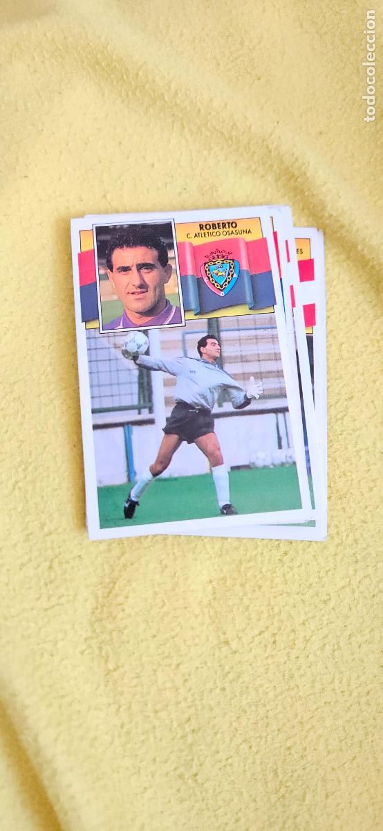 Cromos de F&uacute;tbol: osasuna roberto este 1990 1991 90 91 despegado trading card