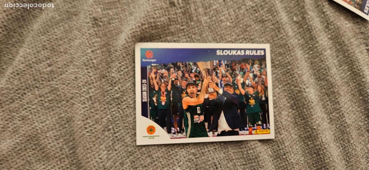 Cromos de F&uacute;tbol: sloukas rules 432 euroliga euroleague 2025 2026 25 26 trading card