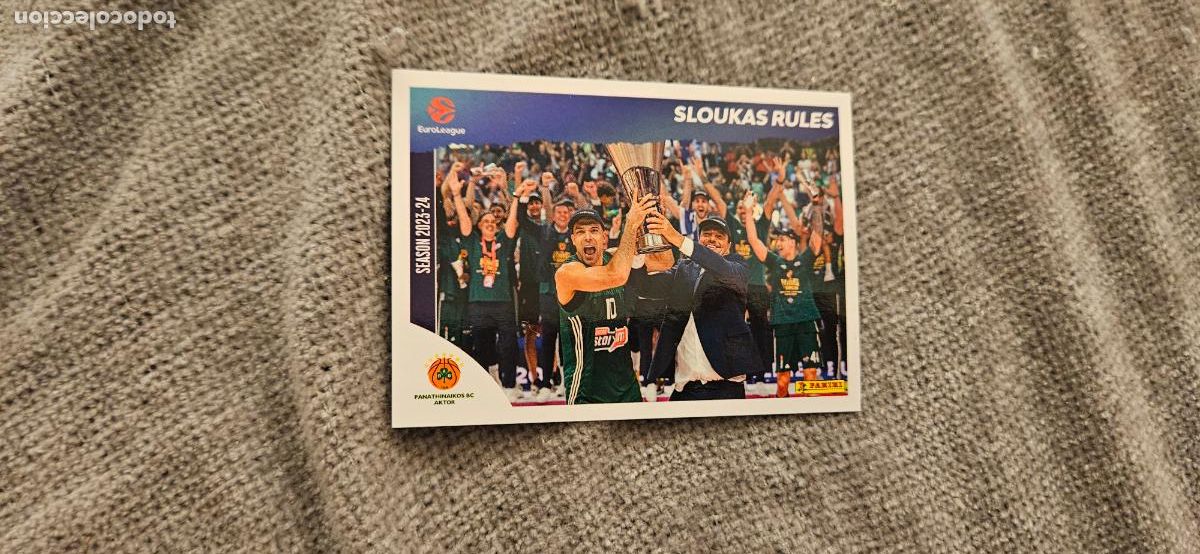 Cromos de F&uacute;tbol: sloukas rules 432 euroliga euroleague 2025 2026 25 26 trading card