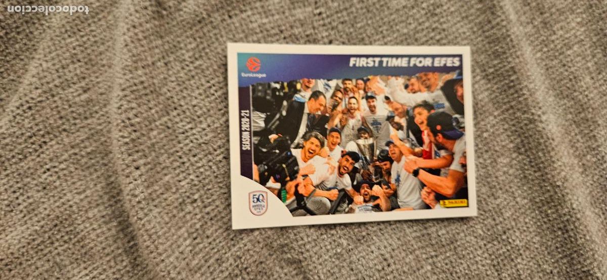 Cromos de F&uacute;tbol: effes first time 435 euroliga euroleague 2025 2026 25 26 trading card