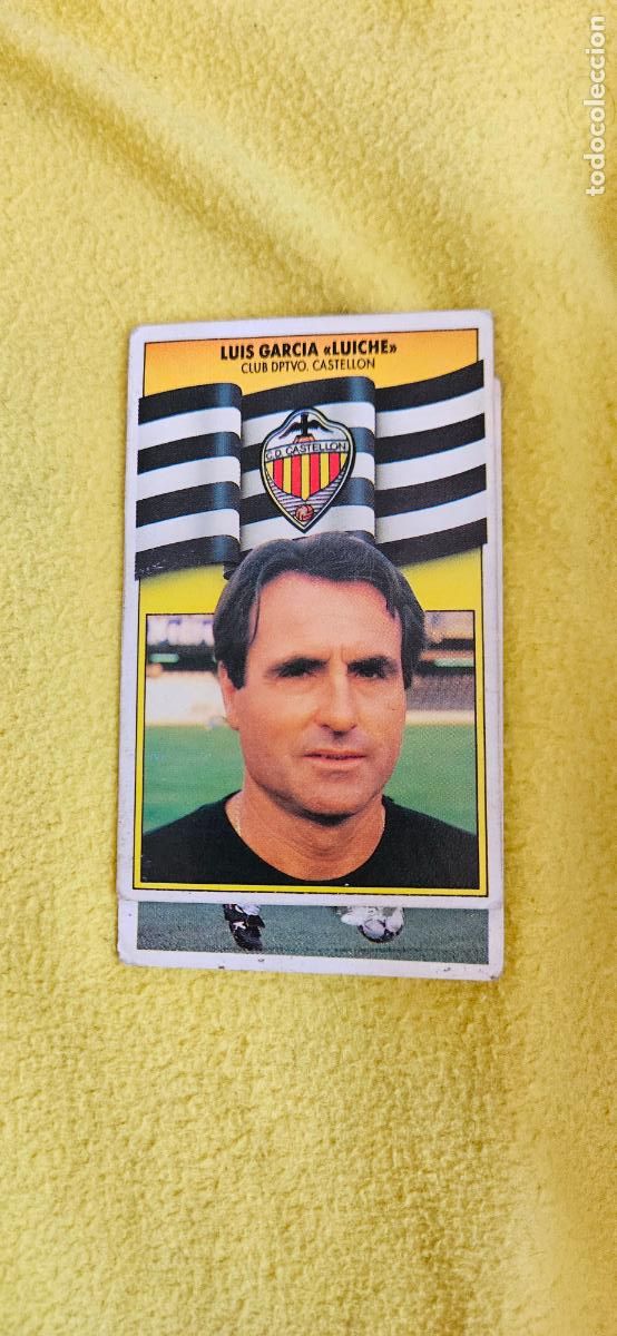 Cromos de F&uacute;tbol: castellon luiche este 1990 1991 90 91 despegado trading card