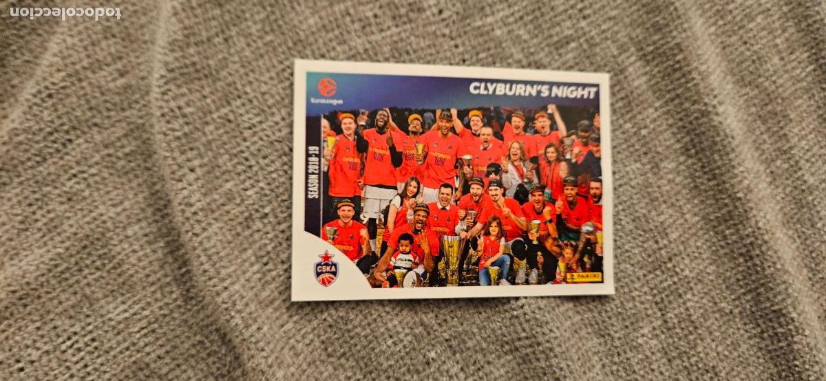 Cromos de F&uacute;tbol: 436 clyburn cska euroliga euroleague 2025 2026 25 26 trading card