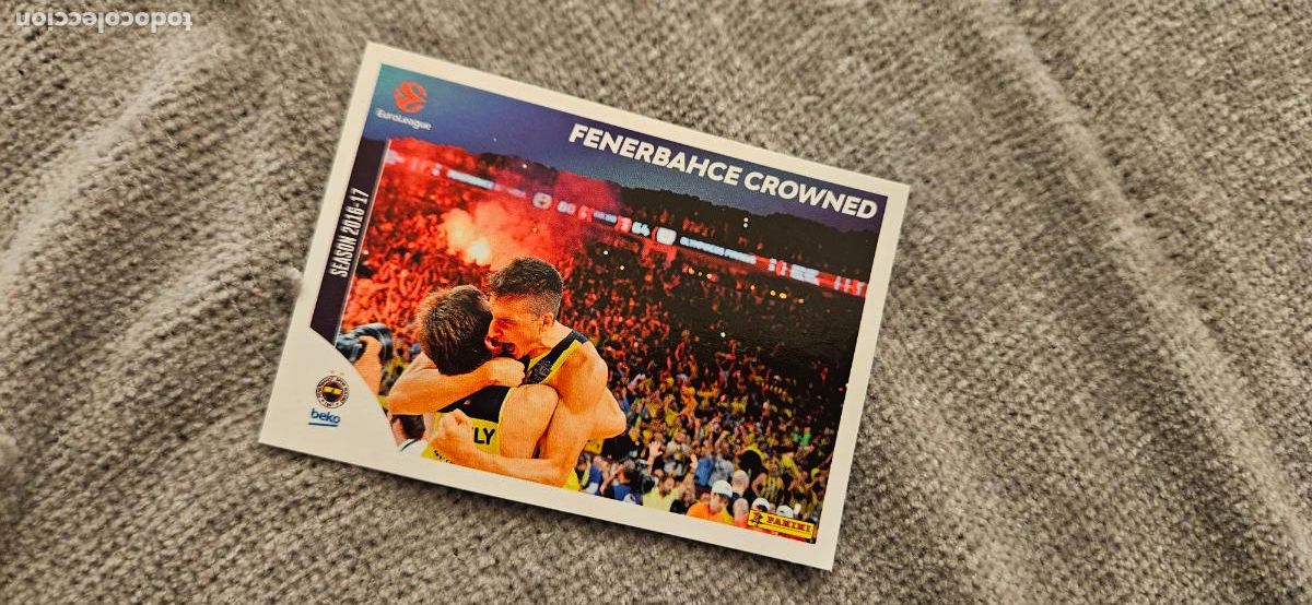 Cromos de F&uacute;tbol: 438 fenerbahce euroliga euroleague 2025 2026 25 26 trading card
