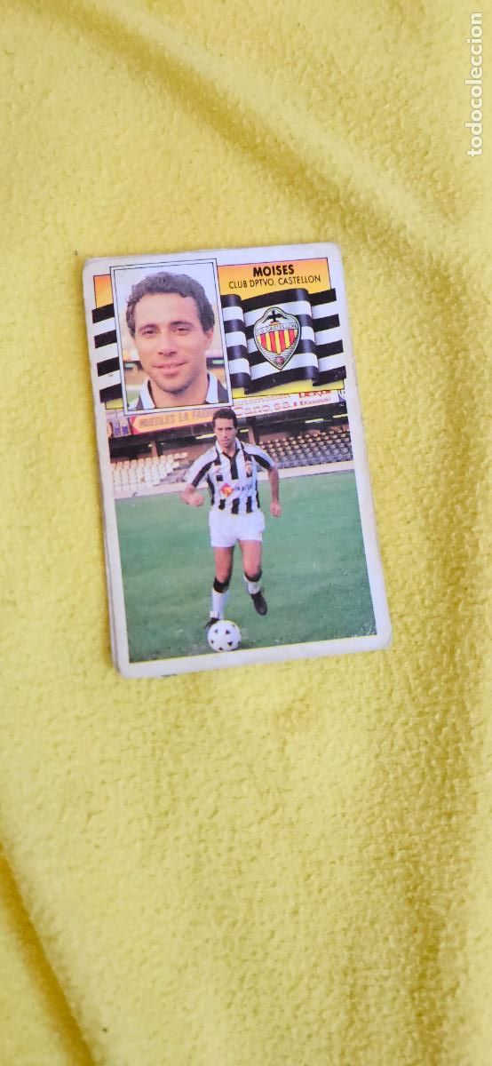 Football Stickers: castellon moises este 1990 1991 90 91 despegado trading card