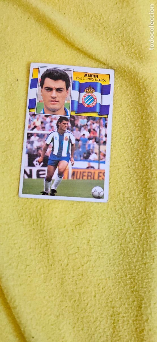 Football Stickers: espa&ntilde;ol martin este 1990 1991 90 91 despegado trading card
