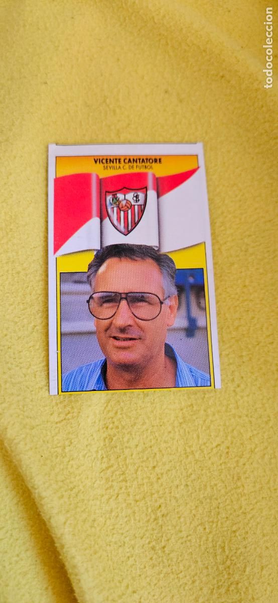 Football Stickers: sevilla cantatore este 1990 1991 90 91 despegado trading card