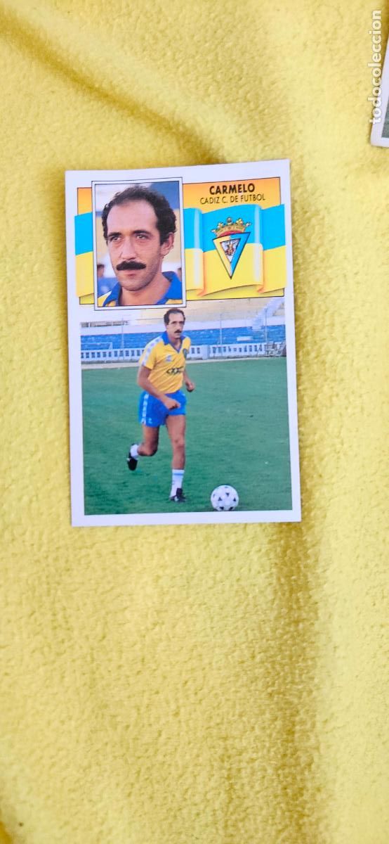 Football Stickers: cadiz carmelo este 1990 1991 90 91 despegado trading card