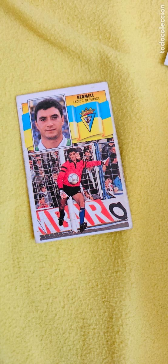 Football Stickers: cadiz bermell este 1990 1991 90 91 despegado trading card