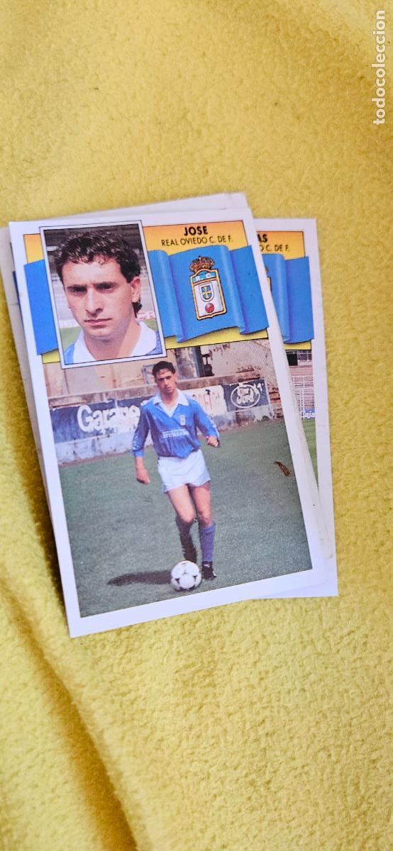 Football Stickers: oviedo jose este 1990 1991 90 91 despegado trading card