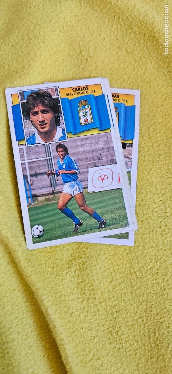 Football Stickers: oviedo carlos este 1990 1991 90 91 despegado trading card
