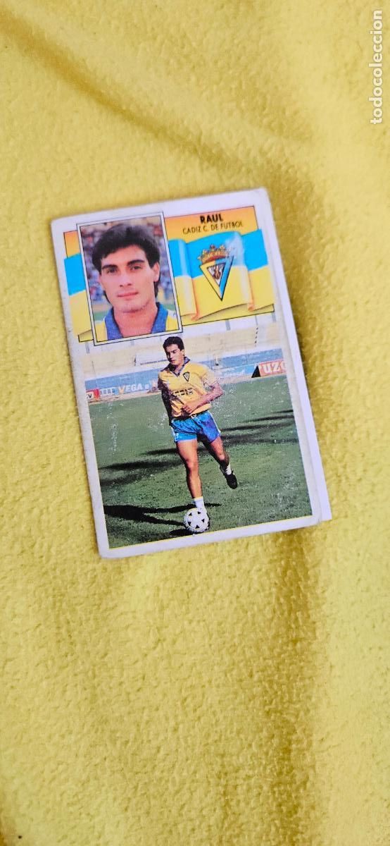 Football Stickers: cadiz raul este 1990 1991 90 91 despegado trading card