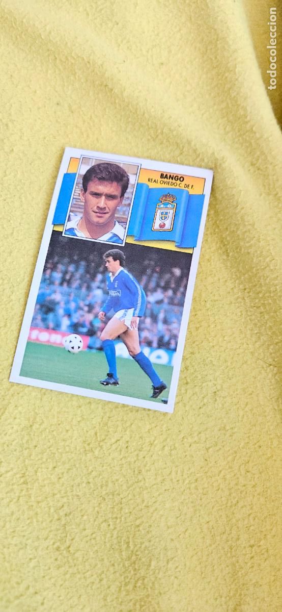 Cromos de Futebol: oviedo bango este 1990 1991 90 91 despegado trading card