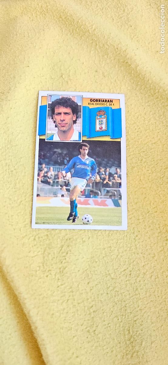 Cromos de F&uacute;tbol: oviedo gorriaran este 1990 1991 90 91 despegado trading card
