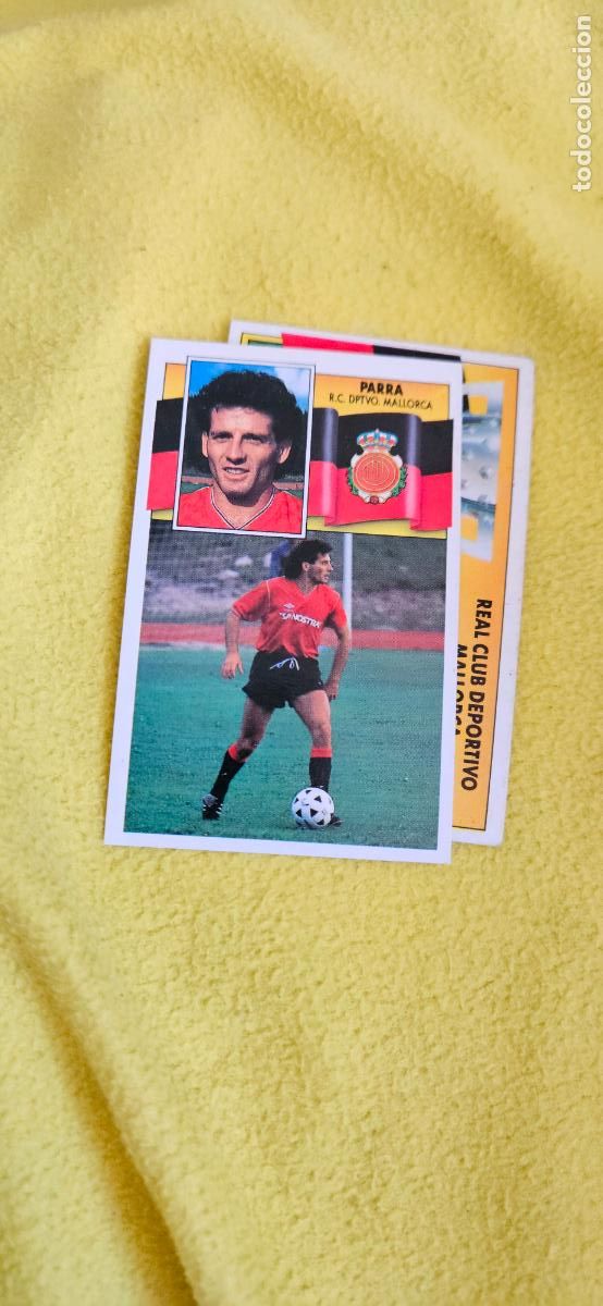 Cromos de F&uacute;tbol: mallorca parra este 1990 1991 90 91 despegado trading card