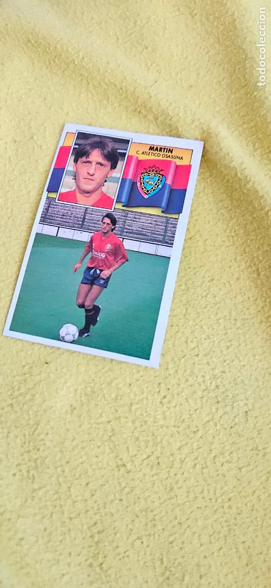 Cromos de F&uacute;tbol: osasuna martin este 1990 1991 90 91 despegado trading card